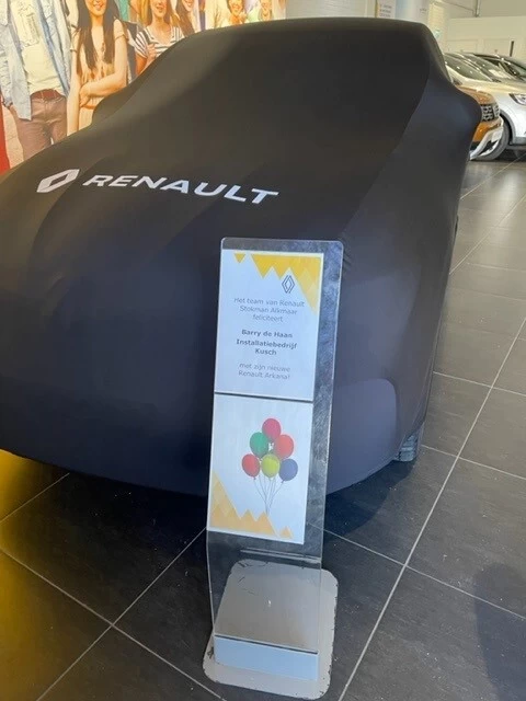 Een nieuwe Renault Arkana Hybride voor Projectleider Barry.